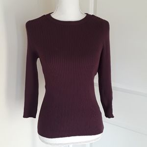 Rae Fitted 3Q Sleeve Pullover
